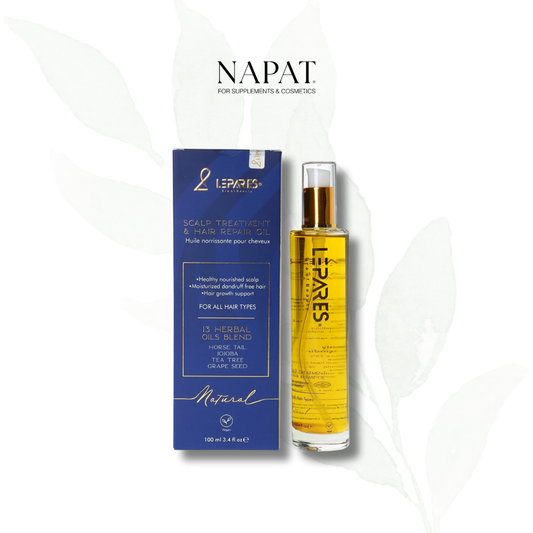 LEPARES SCALP TREATMENT+HAIR REPAIR OIL