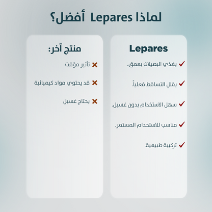 تونيك إكليل الجبل + الكافيين من LEPARES لمقاومة تساقط الشعر