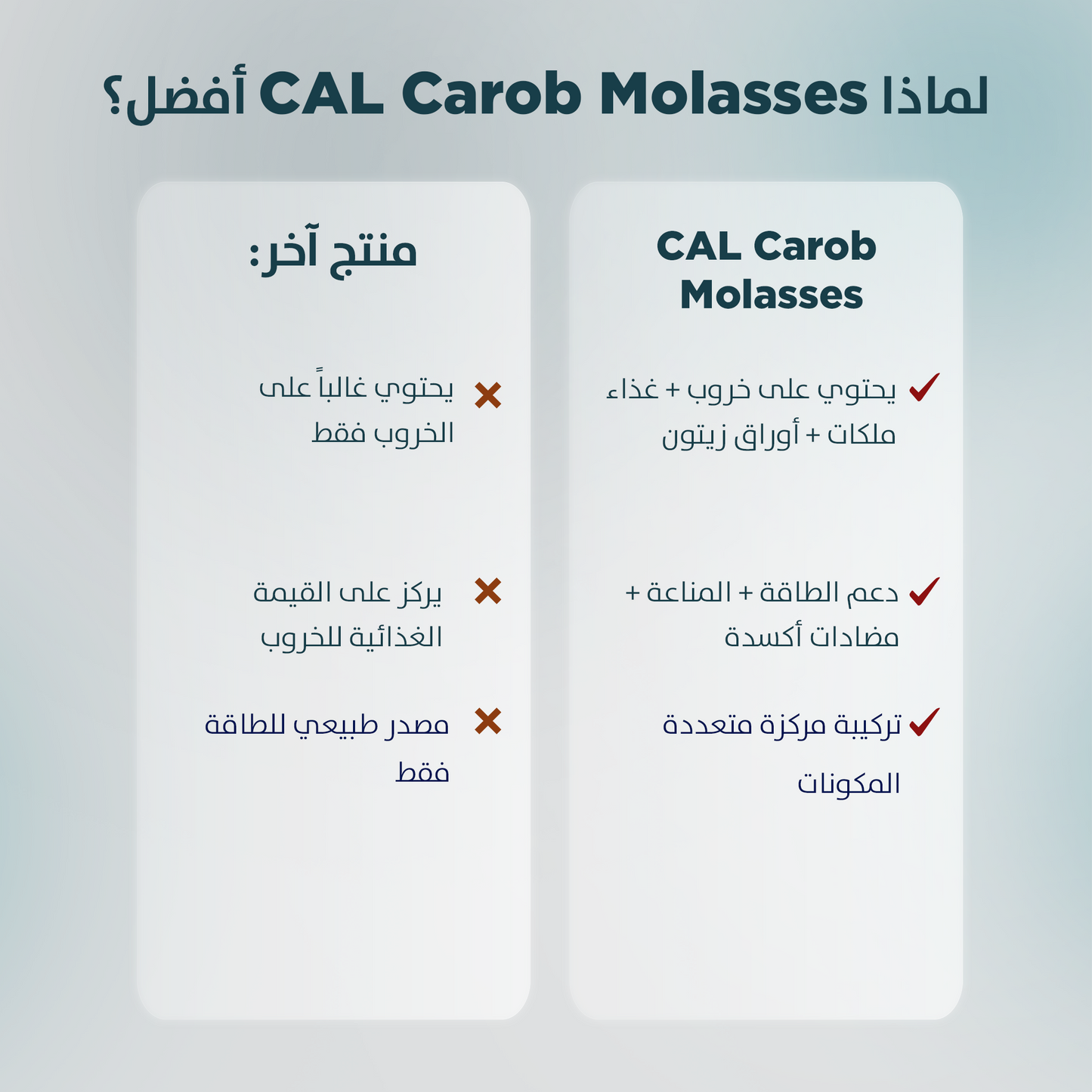 معجون الخروب وغذاء ملكات النحل وأوراق الزيتون من CAL، 300 غرام