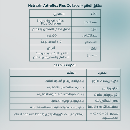 Nutraxin Artroflex Plus Collagen 90 قرص